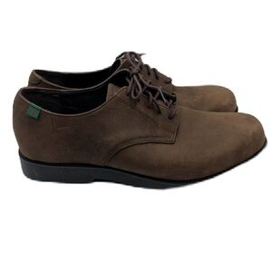 School Issue Men's Brown Leather Oxford Shoes